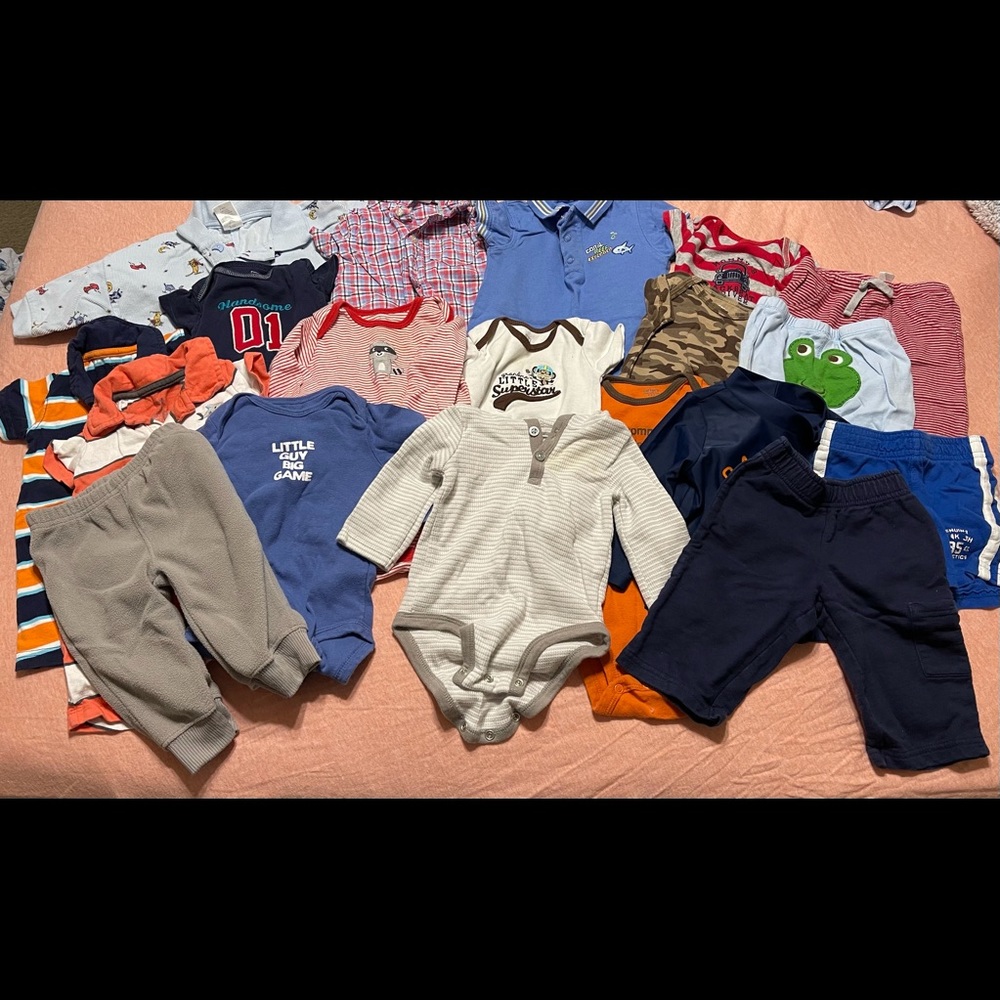 Bundle of 6 Months Baby Boy Clothes